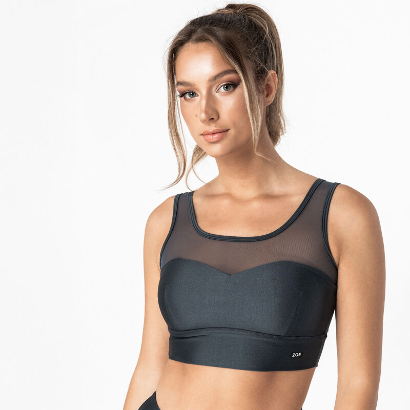 Fly Loft Bra, Steel Grey 